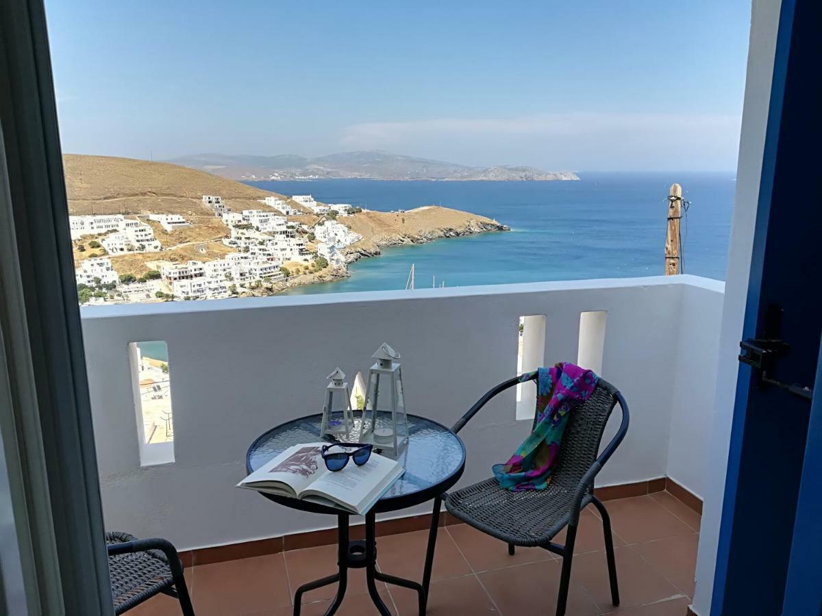 Θέαστρον - Theastron House With Great View In Chora Apartment Pera Gyalos Ngoại thất bức ảnh