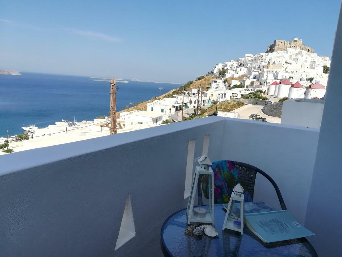 Θέαστρον - Theastron House With Great View In Chora Apartment Pera Gyalos Ngoại thất bức ảnh