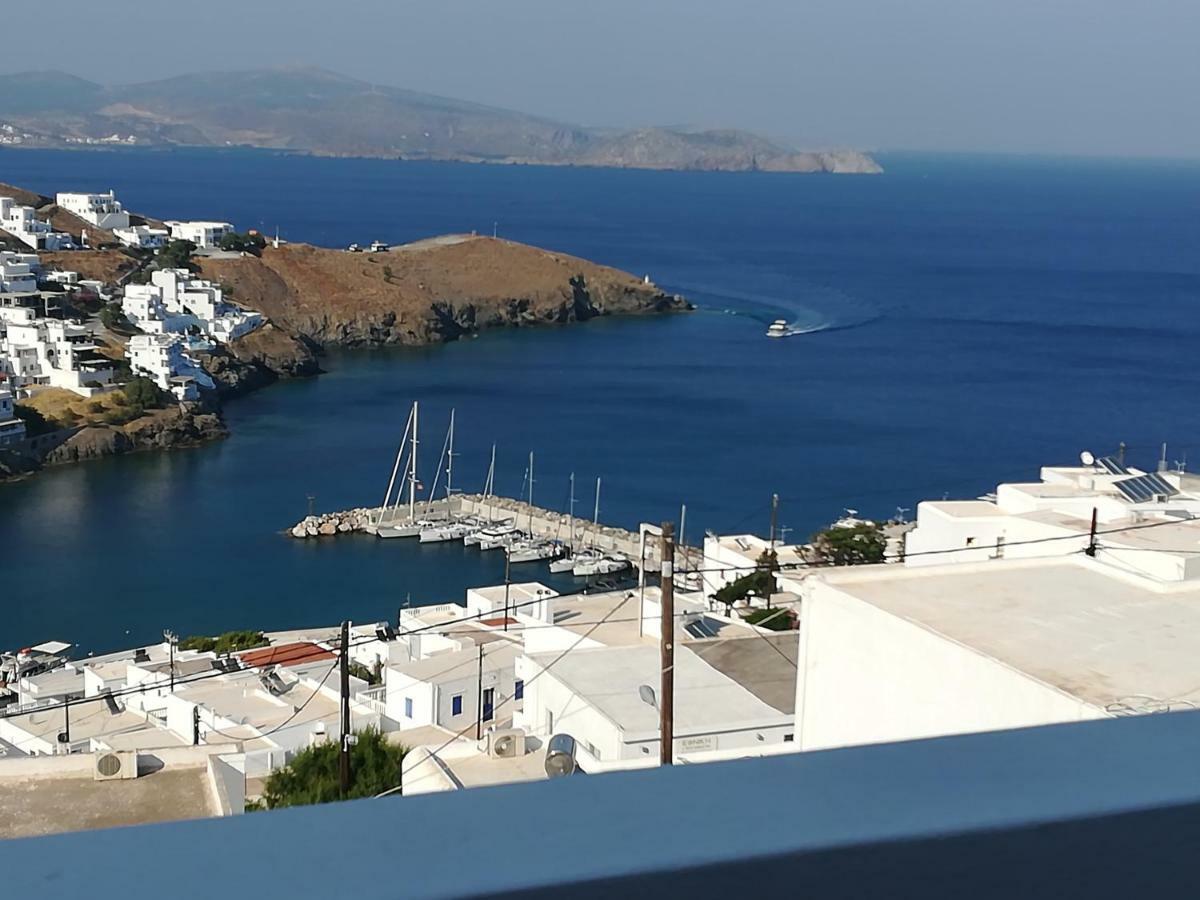 Θέαστρον - Theastron House With Great View In Chora Apartment Pera Gyalos Ngoại thất bức ảnh